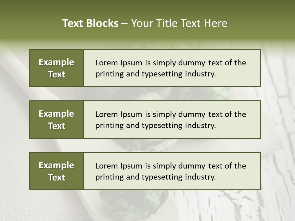 Leaf Table Strangolapreti PowerPoint Template