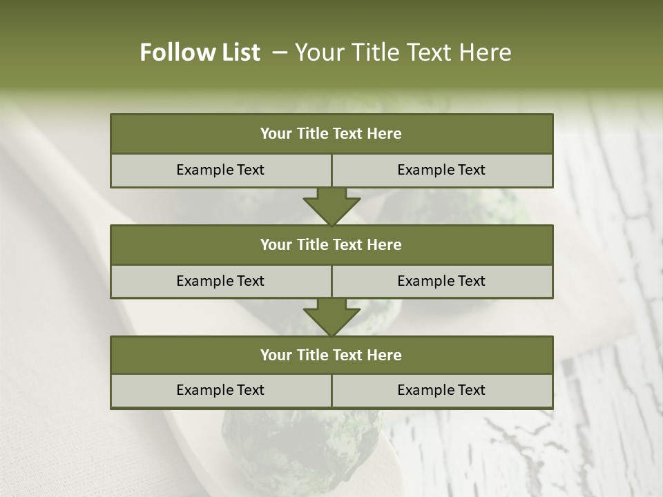 Leaf Table Strangolapreti PowerPoint Template