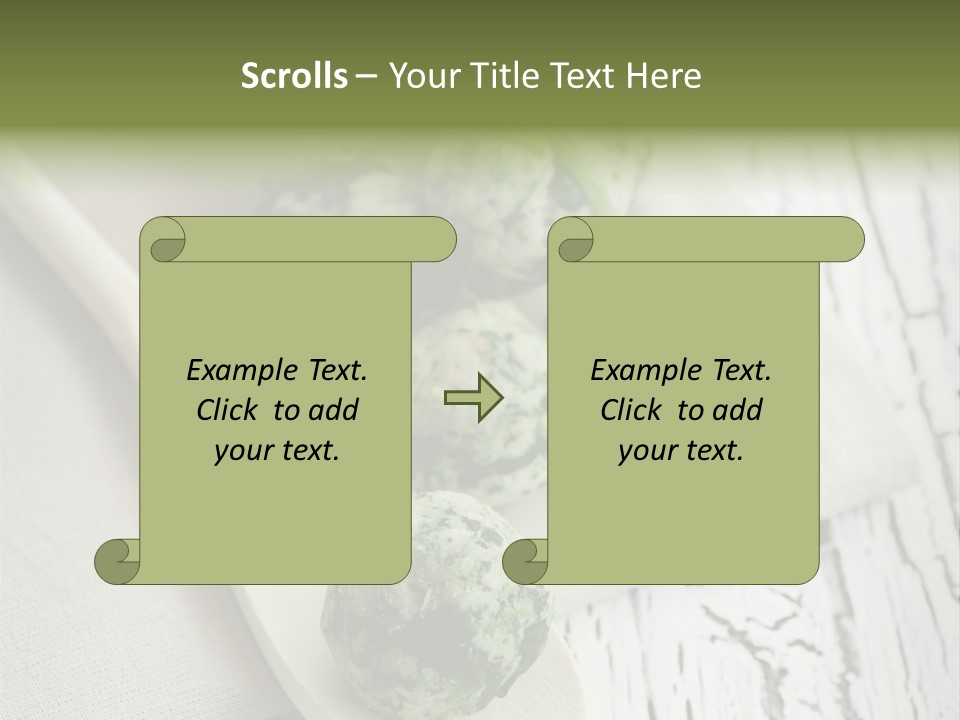Leaf Table Strangolapreti PowerPoint Template