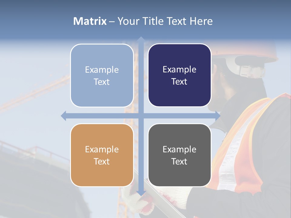 Project Industrial Hardhat PowerPoint Template