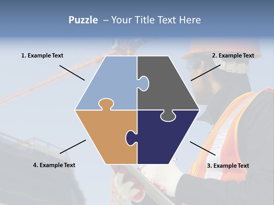 Project Industrial Hardhat PowerPoint Template