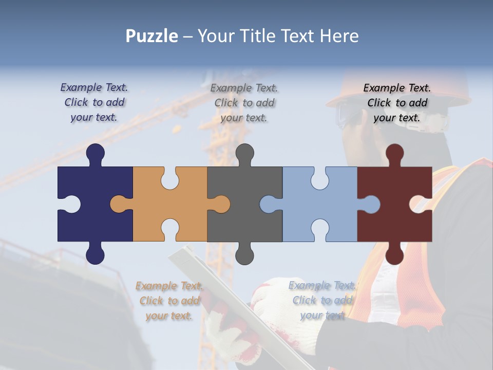 Project Industrial Hardhat PowerPoint Template