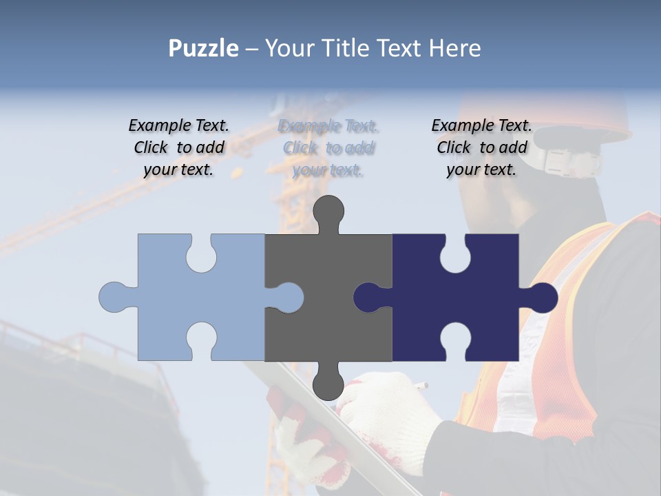 Project Industrial Hardhat PowerPoint Template