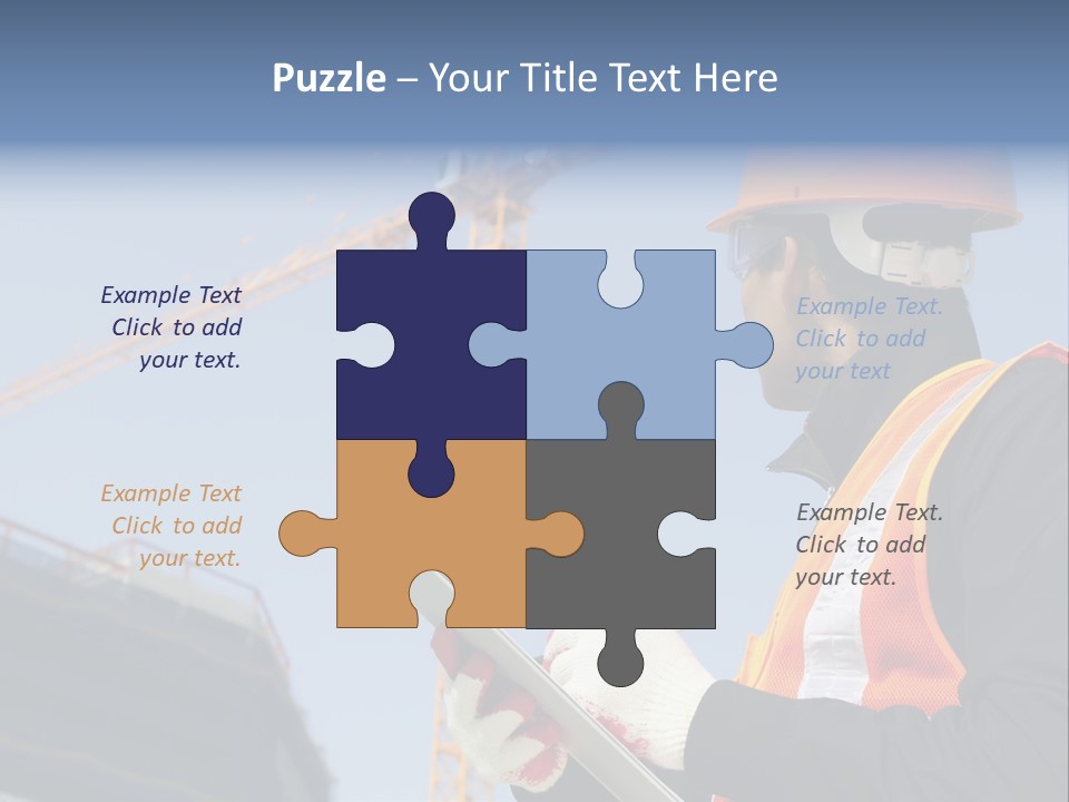 Project Industrial Hardhat PowerPoint Template