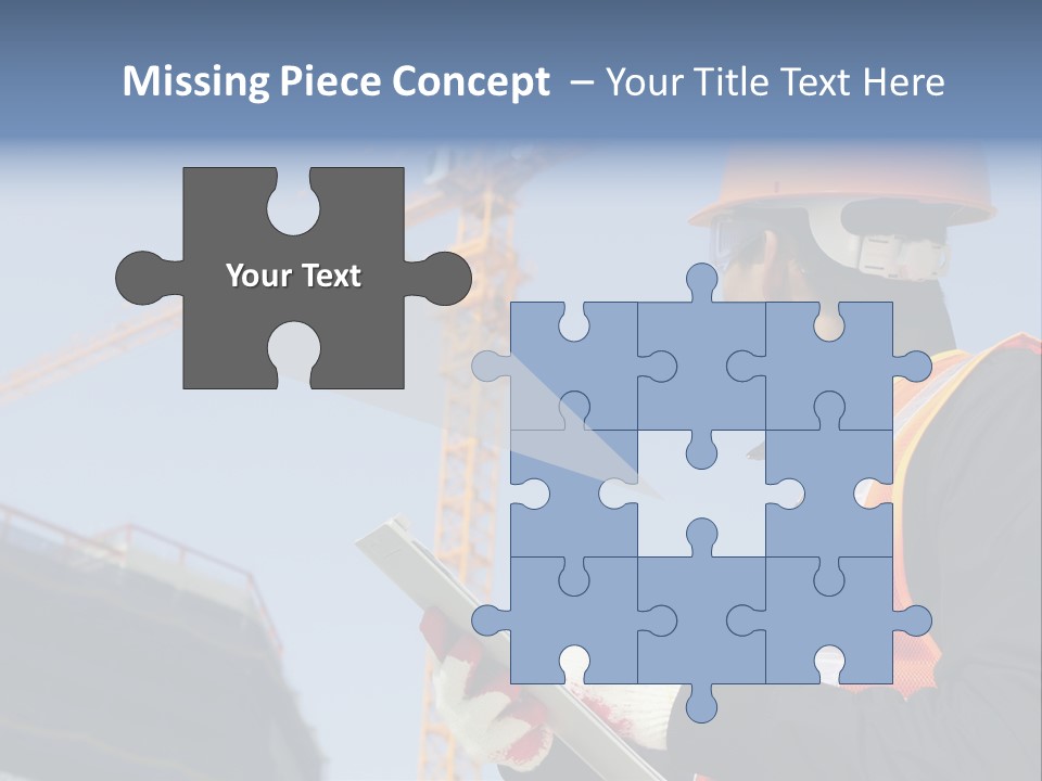 Project Industrial Hardhat PowerPoint Template