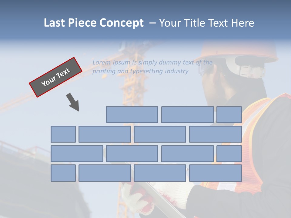Project Industrial Hardhat PowerPoint Template