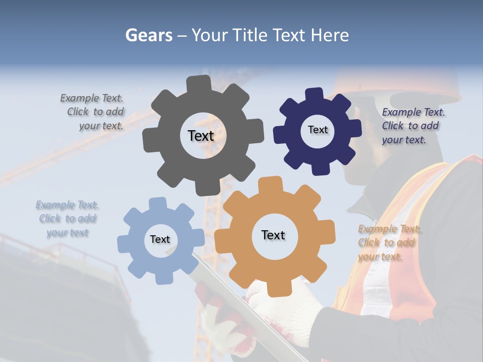 Project Industrial Hardhat PowerPoint Template