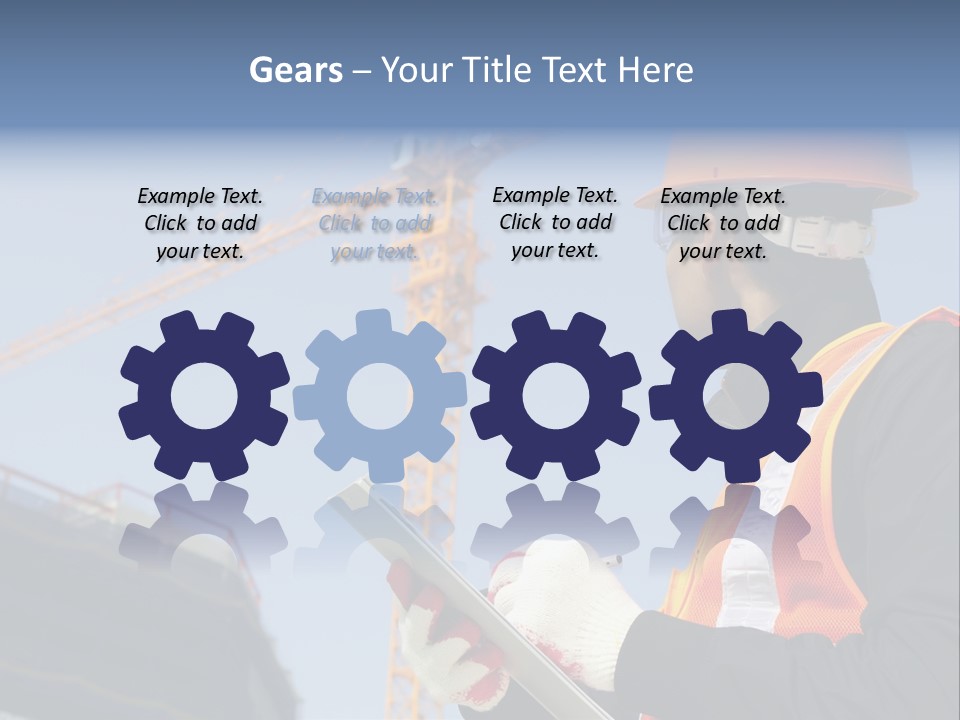 Project Industrial Hardhat PowerPoint Template