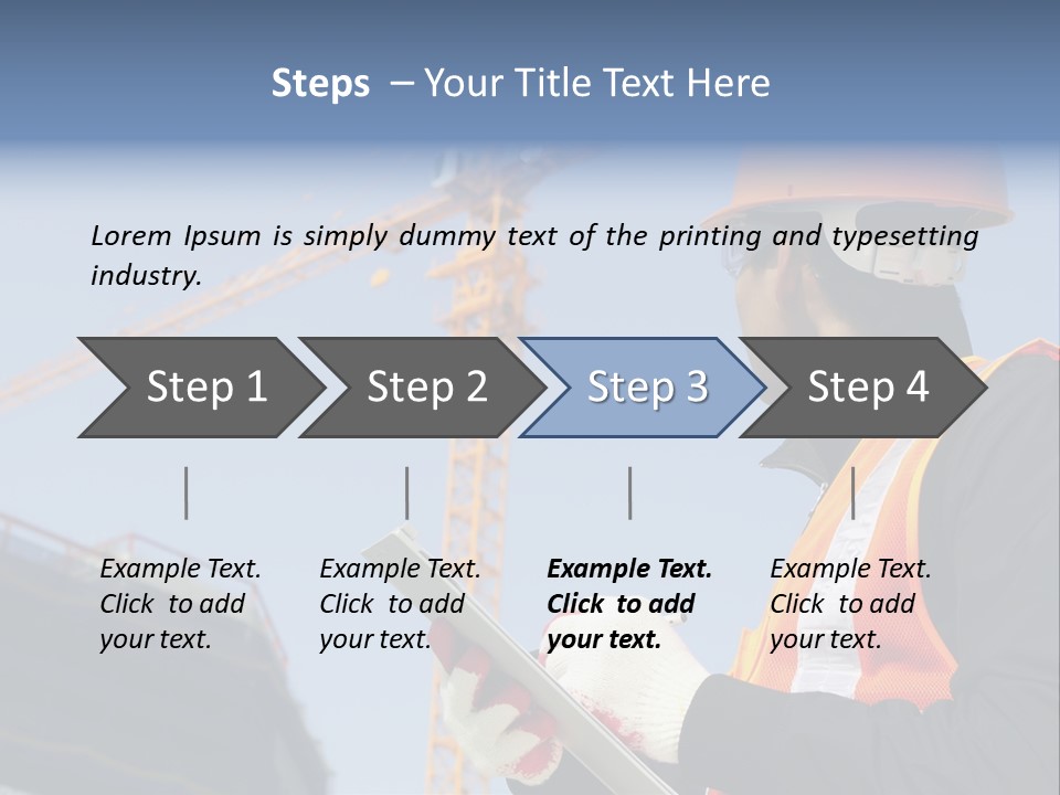 Project Industrial Hardhat PowerPoint Template