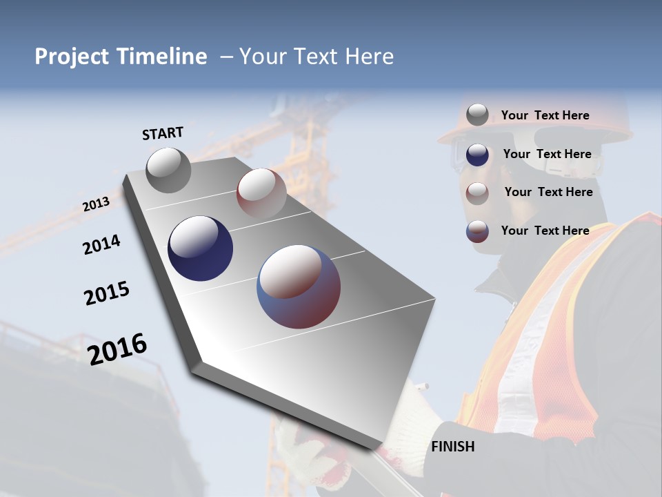 Project Industrial Hardhat PowerPoint Template