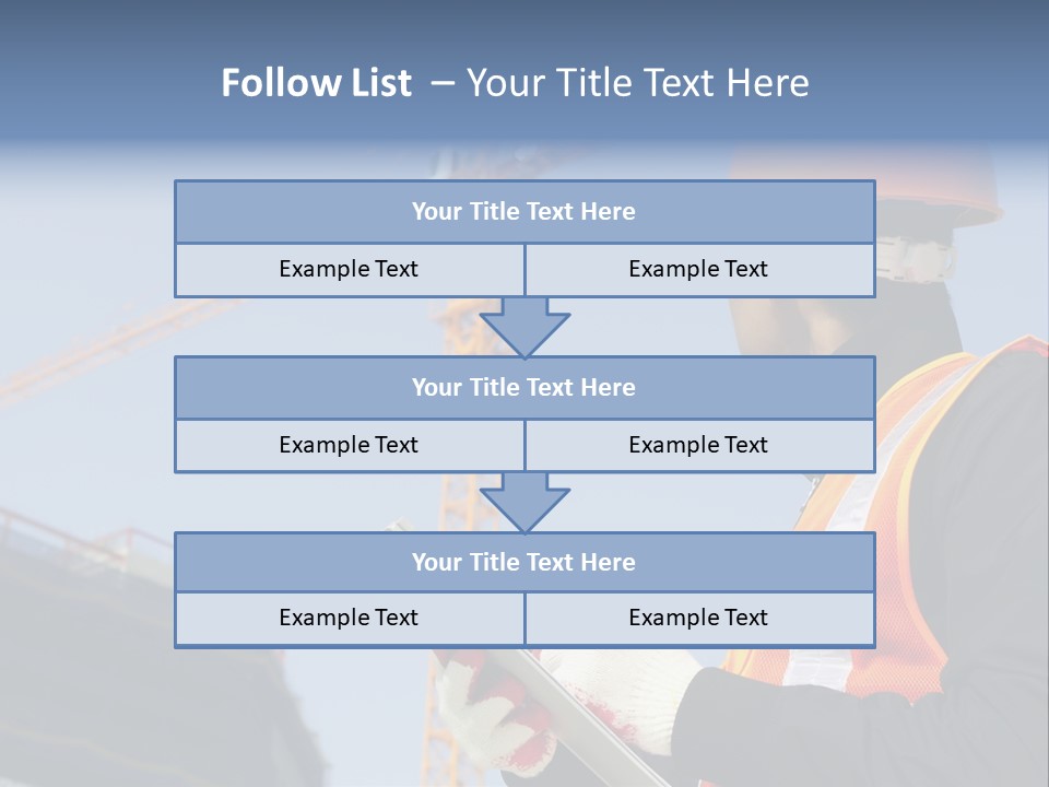 Project Industrial Hardhat PowerPoint Template