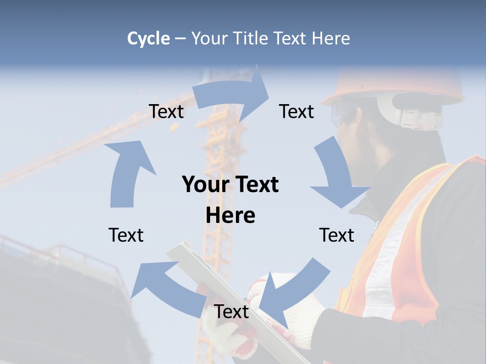 Project Industrial Hardhat PowerPoint Template