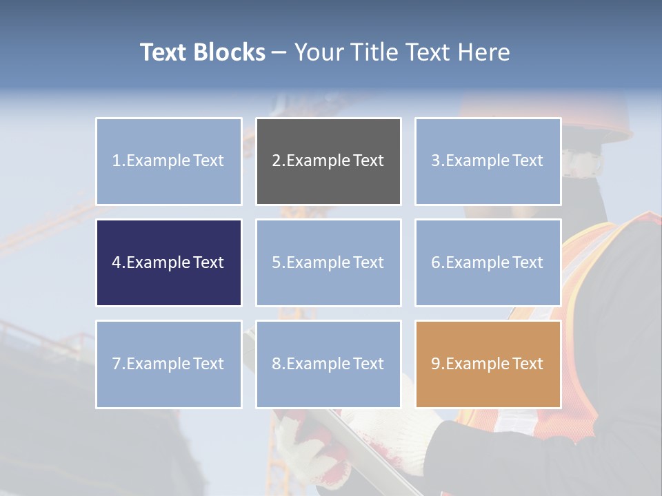 Project Industrial Hardhat PowerPoint Template
