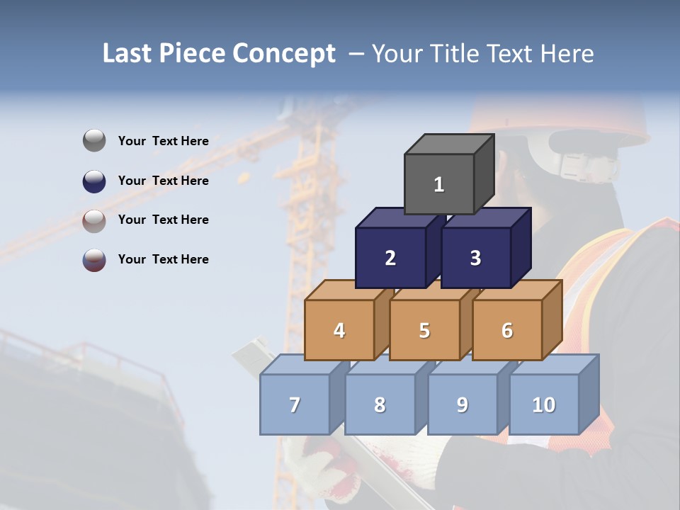 Project Industrial Hardhat PowerPoint Template