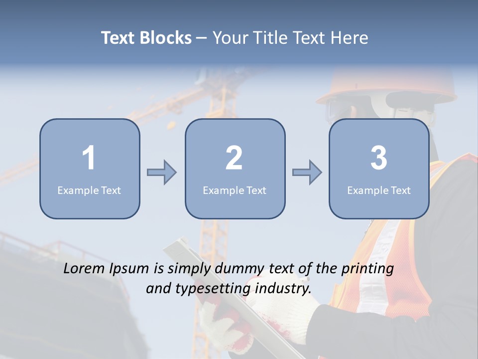 Project Industrial Hardhat PowerPoint Template