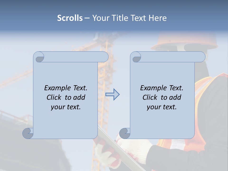 Project Industrial Hardhat PowerPoint Template
