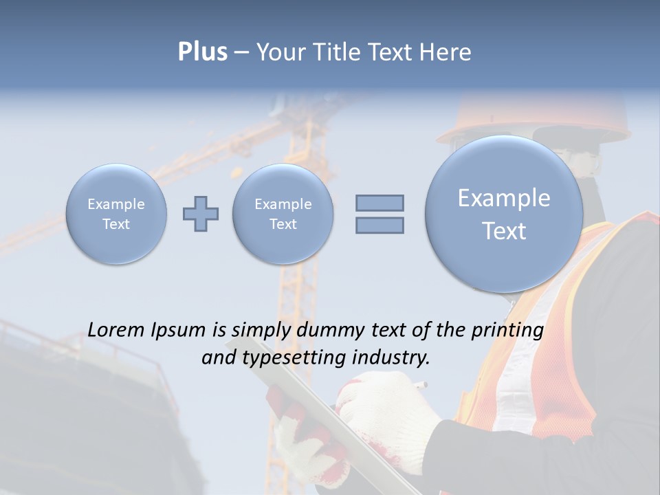 Project Industrial Hardhat PowerPoint Template