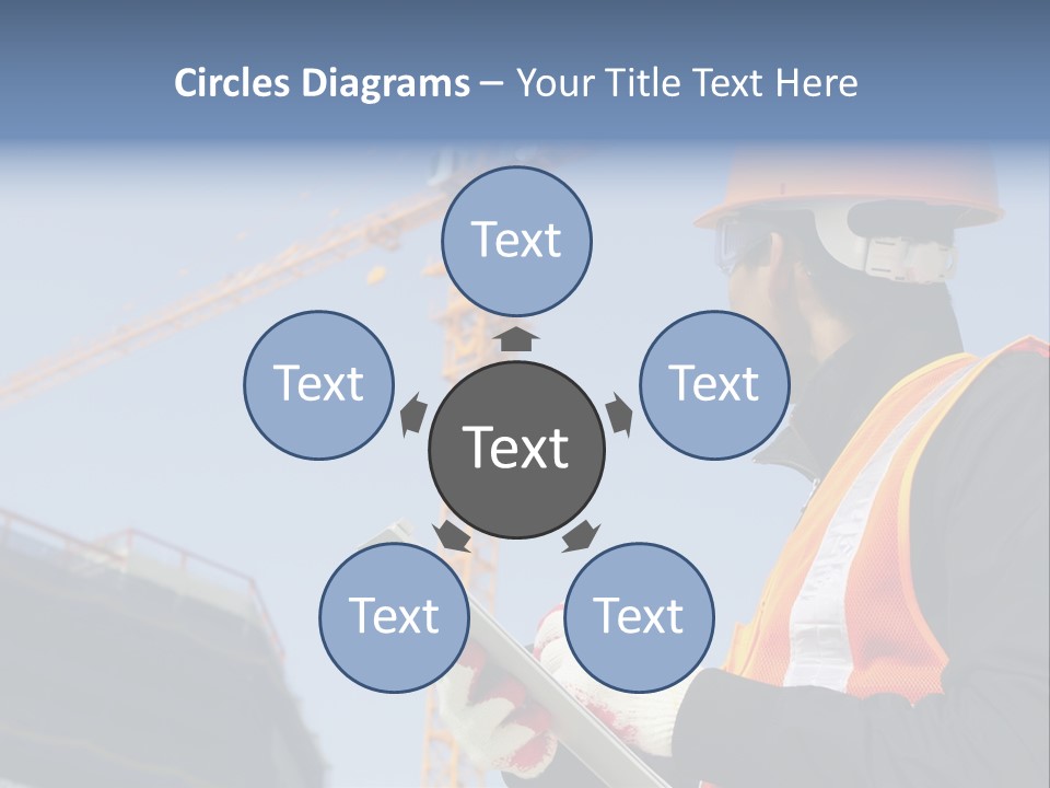 Project Industrial Hardhat PowerPoint Template