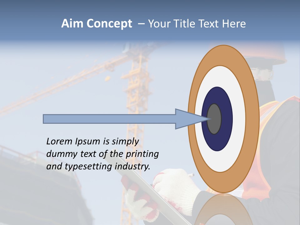 Project Industrial Hardhat PowerPoint Template