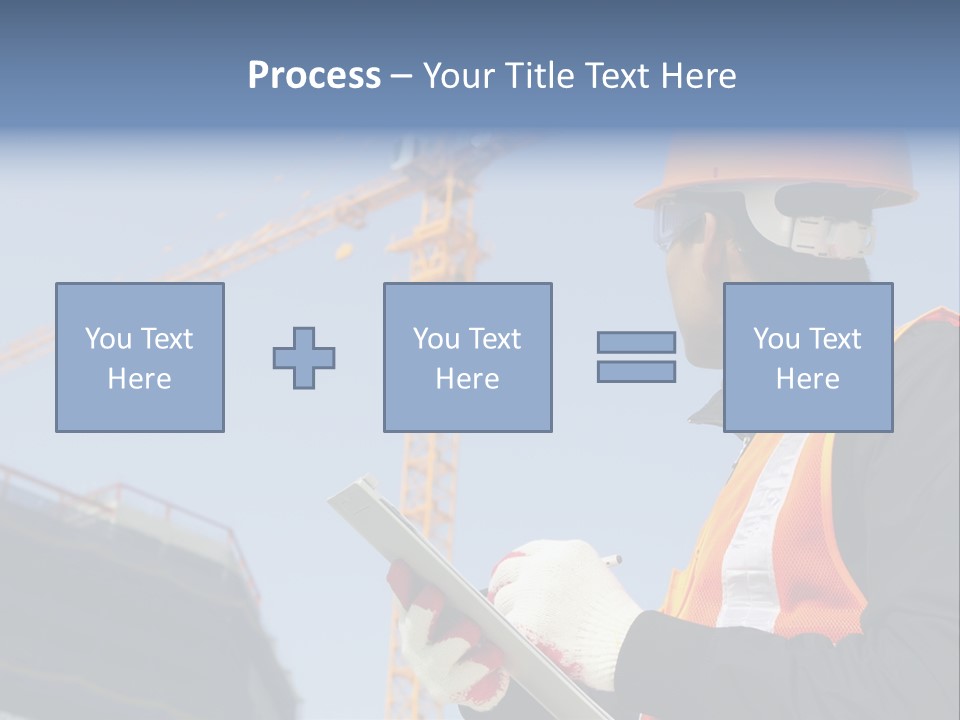 Project Industrial Hardhat PowerPoint Template