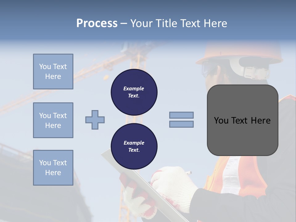 Project Industrial Hardhat PowerPoint Template