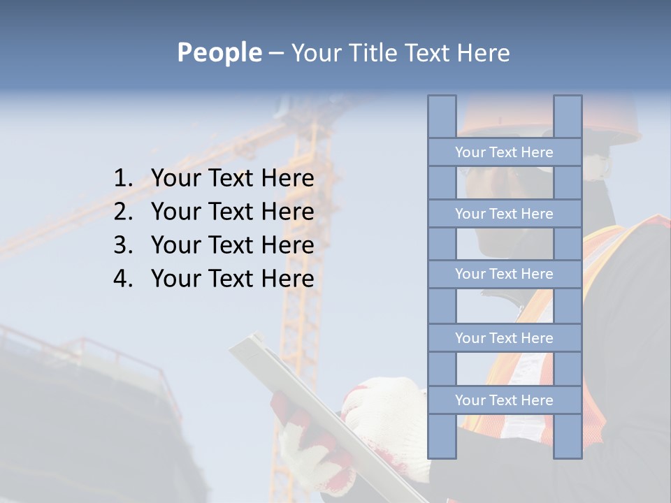 Project Industrial Hardhat PowerPoint Template