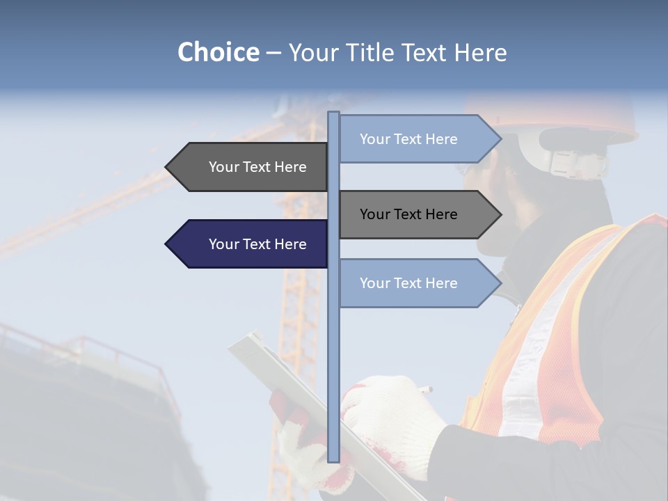 Project Industrial Hardhat PowerPoint Template