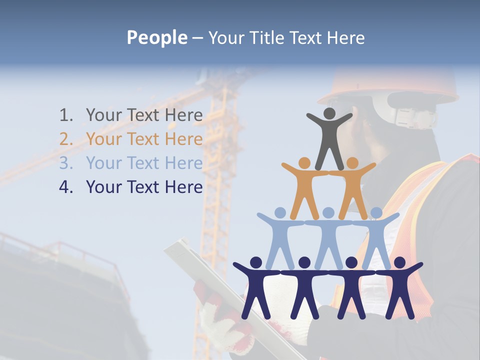 Project Industrial Hardhat PowerPoint Template