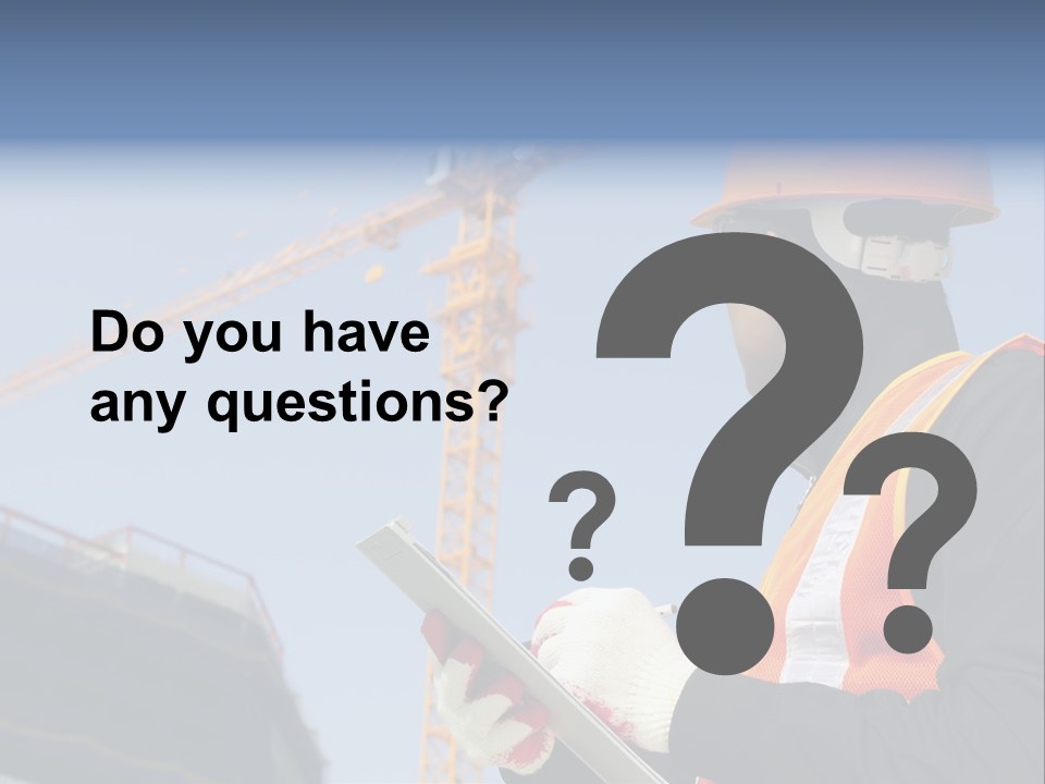 Project Industrial Hardhat PowerPoint Template