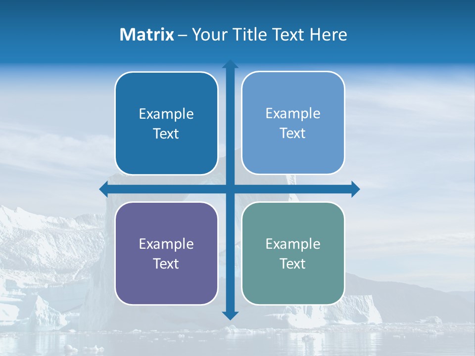 Natural Bridge Ocean PowerPoint Template
