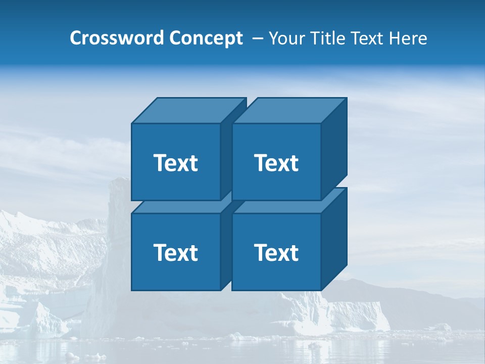 Natural Bridge Ocean PowerPoint Template