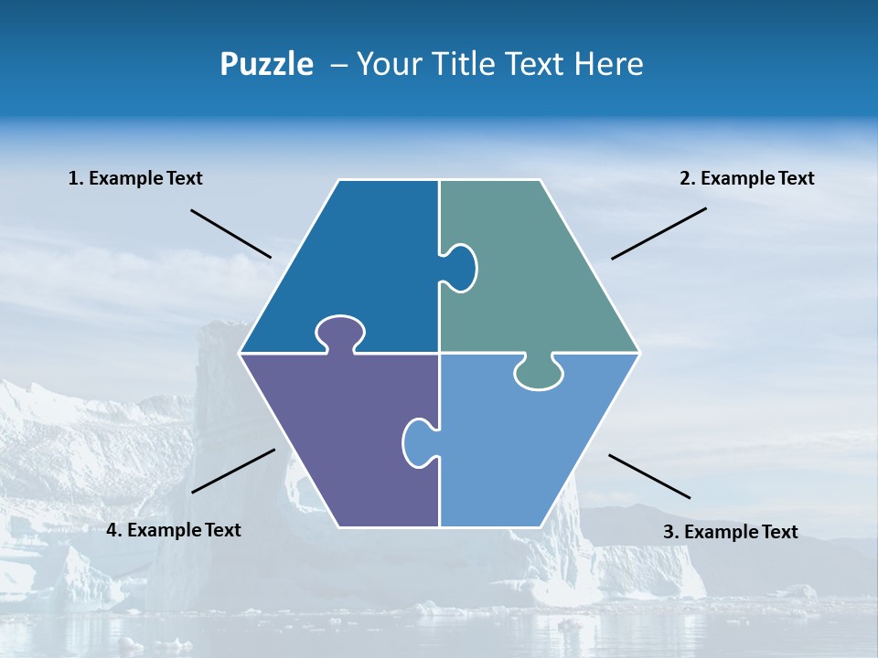 Natural Bridge Ocean PowerPoint Template