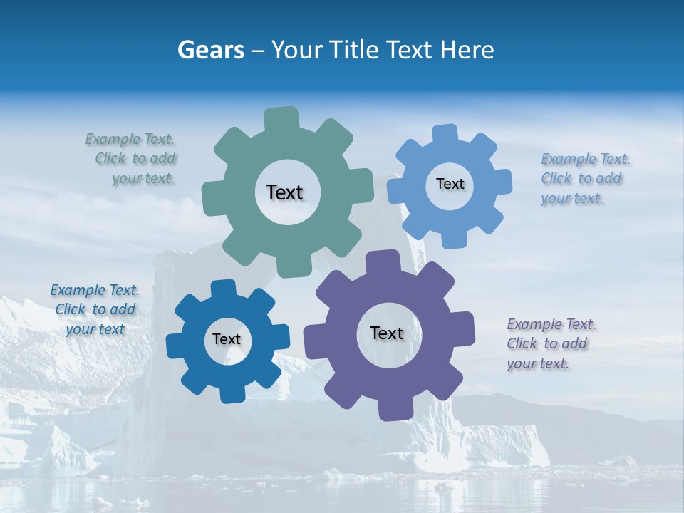 Natural Bridge Ocean PowerPoint Template