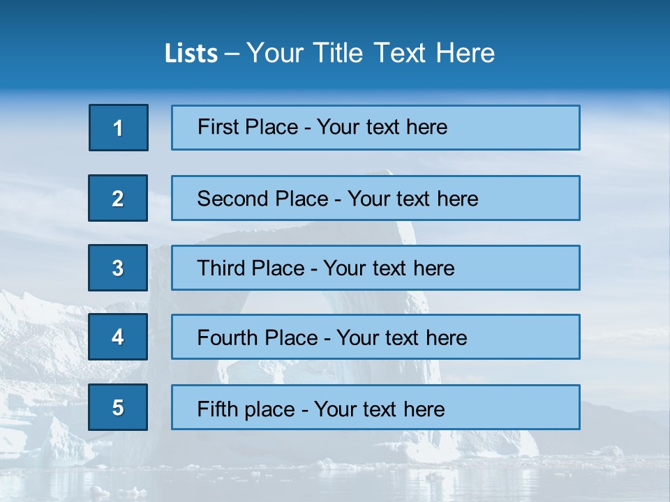 Natural Bridge Ocean PowerPoint Template