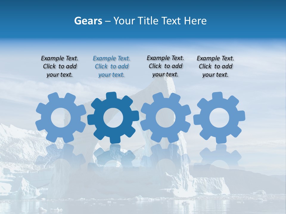 Natural Bridge Ocean PowerPoint Template