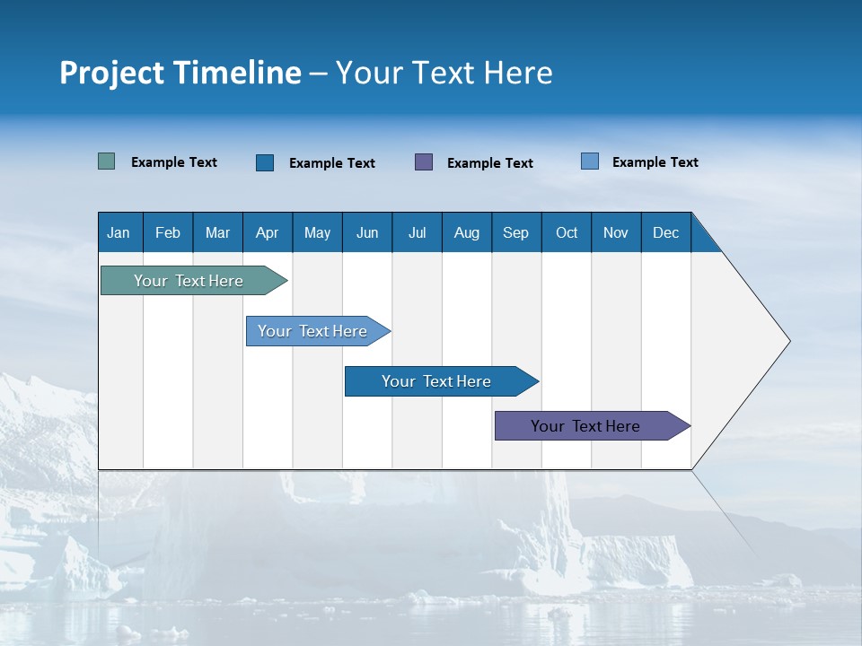 Natural Bridge Ocean PowerPoint Template