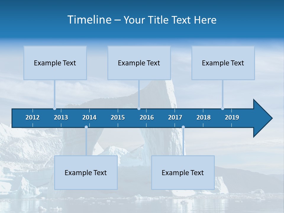 Natural Bridge Ocean PowerPoint Template