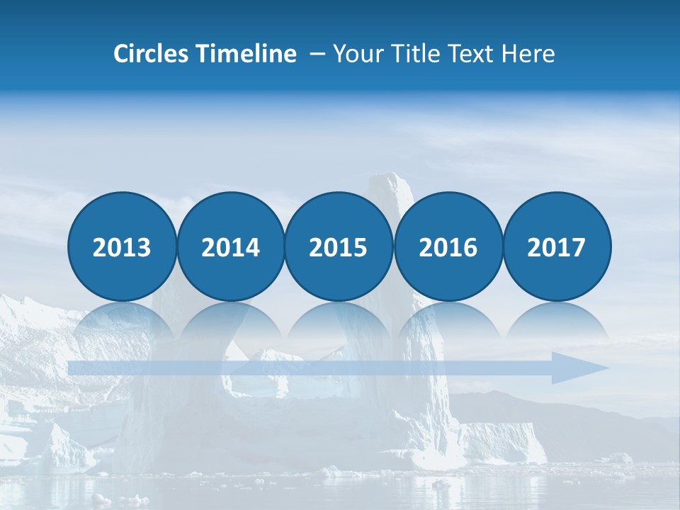 Natural Bridge Ocean PowerPoint Template