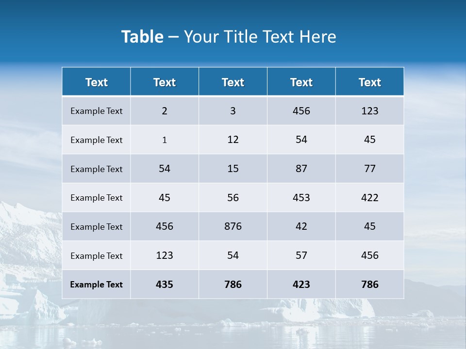 Natural Bridge Ocean PowerPoint Template