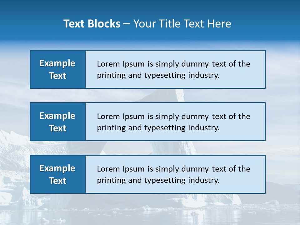 Natural Bridge Ocean PowerPoint Template