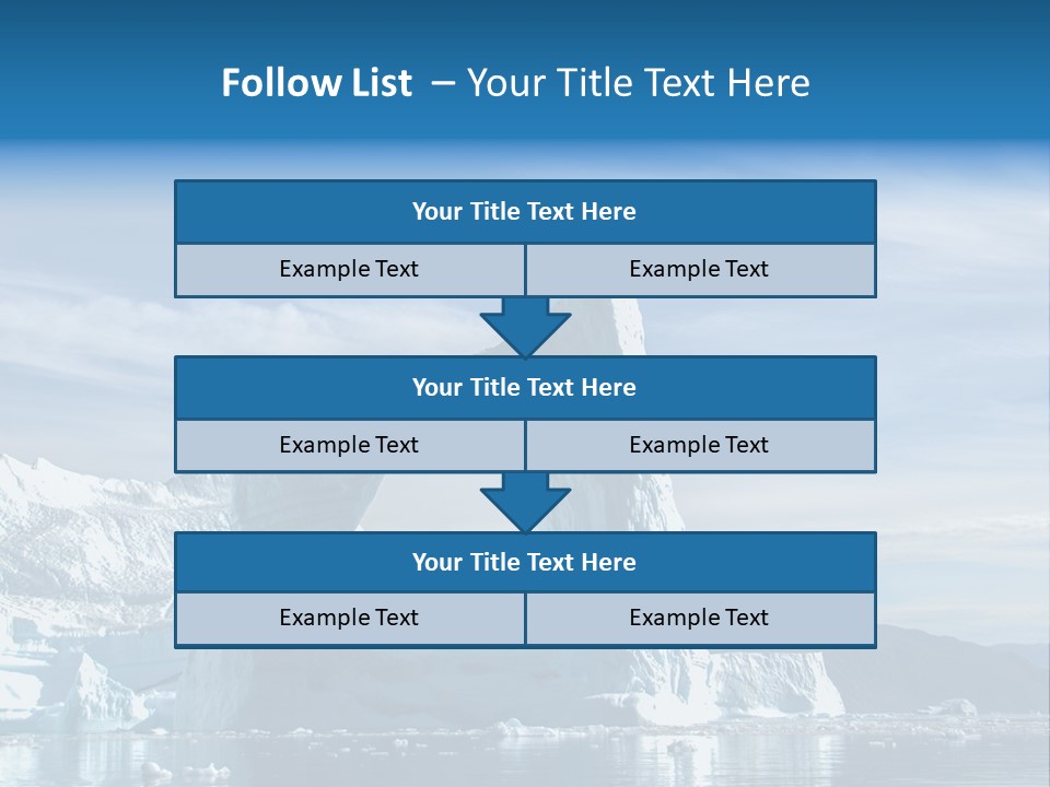 Natural Bridge Ocean PowerPoint Template