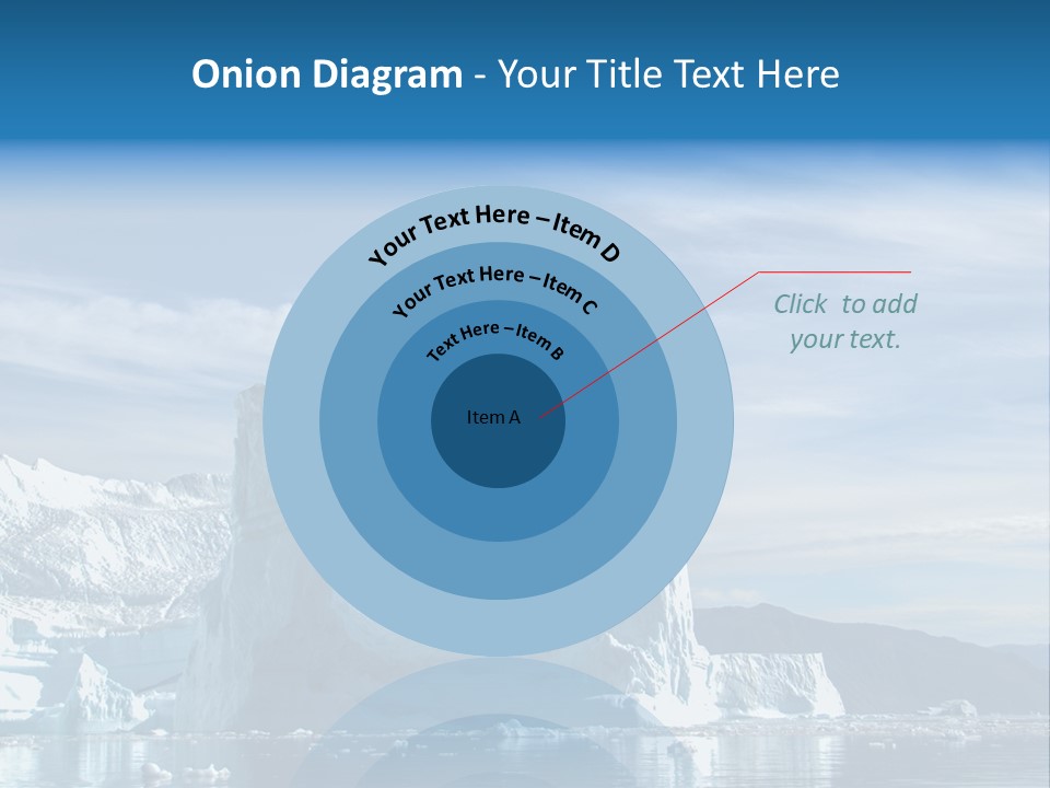 Natural Bridge Ocean PowerPoint Template