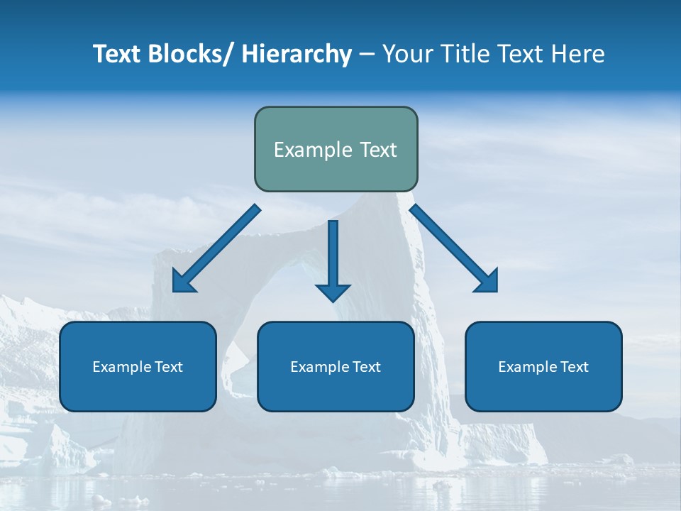Natural Bridge Ocean PowerPoint Template