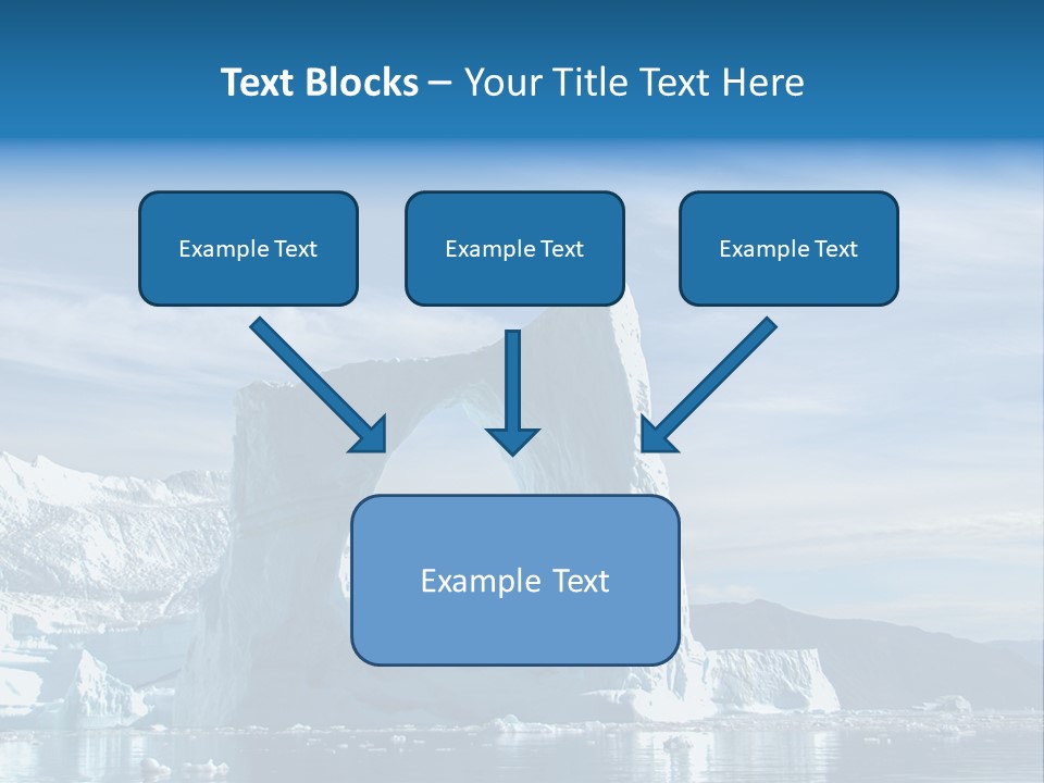 Natural Bridge Ocean PowerPoint Template