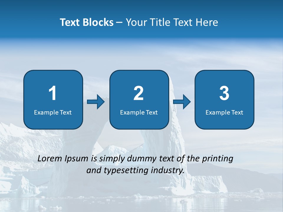 Natural Bridge Ocean PowerPoint Template