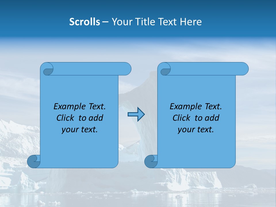 Natural Bridge Ocean PowerPoint Template