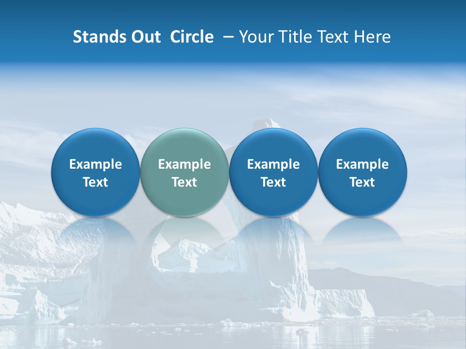 Natural Bridge Ocean PowerPoint Template