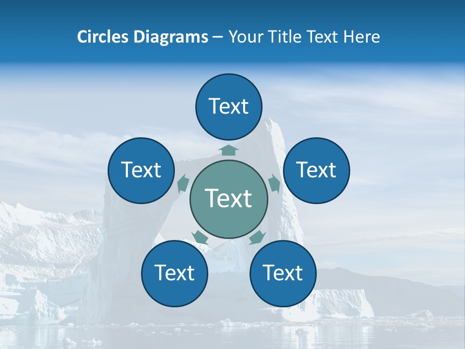 Natural Bridge Ocean PowerPoint Template