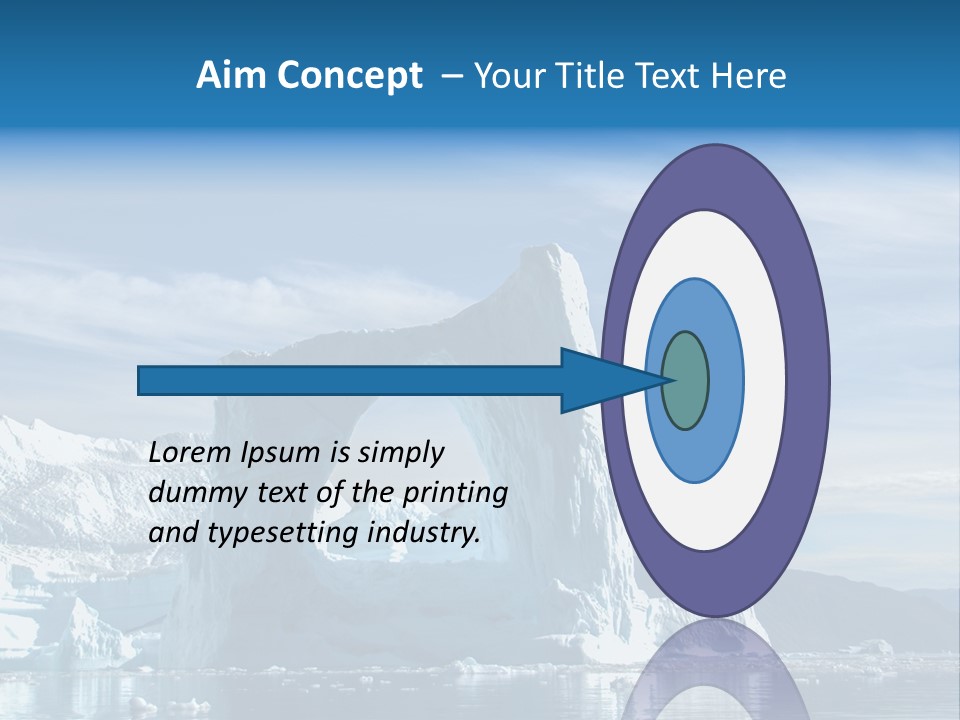 Natural Bridge Ocean PowerPoint Template