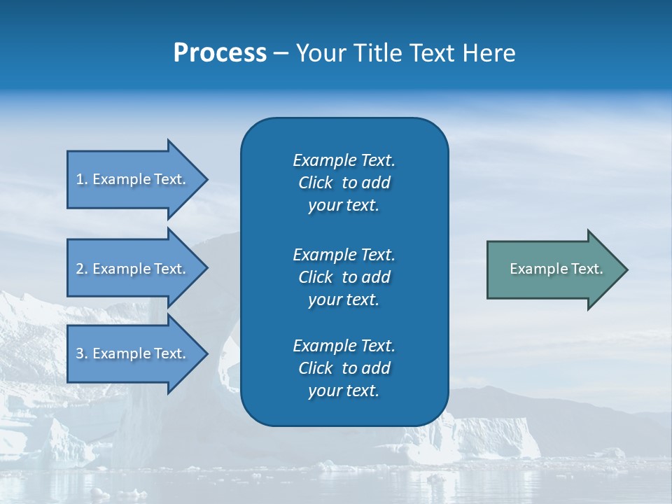 Natural Bridge Ocean PowerPoint Template